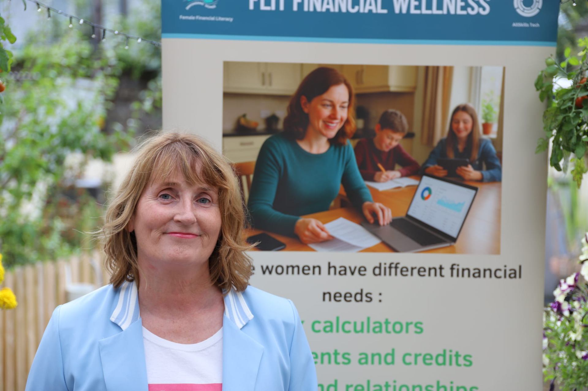 AllSkills Education CLG at a community FLIT Financial Wellness event